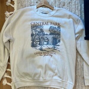 Pacsun golden hour oversized Central Park crew next sweatshirt size M/L